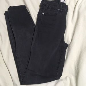 Madewell black high rise jeans